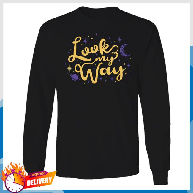 Official Vivziepop Merch Look My Way Typography Limited Run Long Sleeve T Shirt