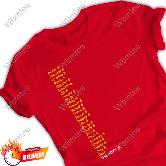 Bruins 2023 The Boys Roster Tee