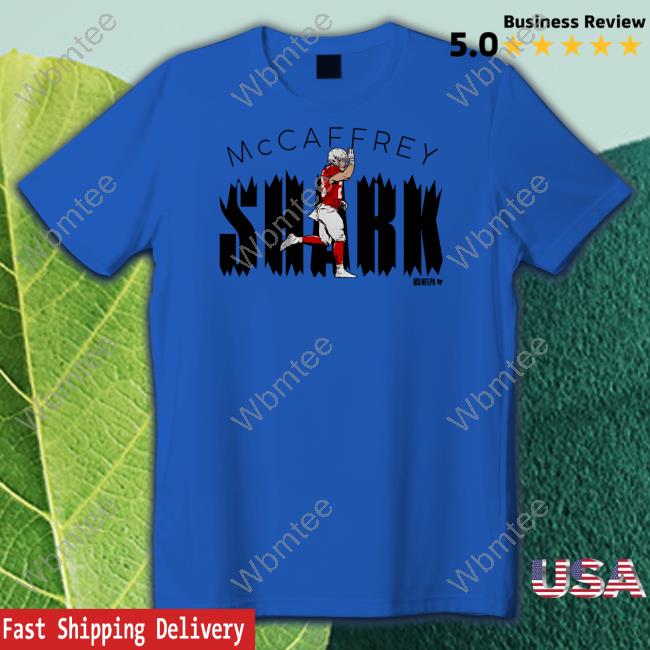 Breakingt Merch Christian Mccaffrey San Francisco Shark Long Sleeve Tee