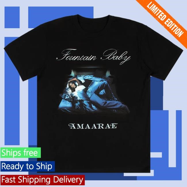 Official Interscope Records Merch Store Amaarae EU Black Tour Tshirt