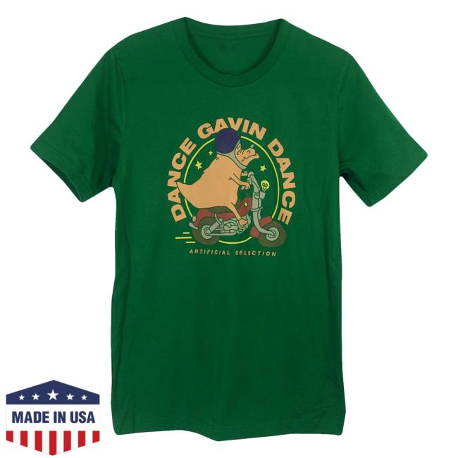 Official Dance Gavin Dance Band Merch Character Green Top Shirt DanceGavinDance