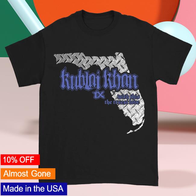 Official Kublai Khan TX Shop Merch Florida Relief Shirt 2024
