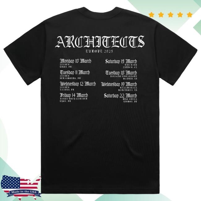 Architects - Bow To Crown Tee Shirt Architects Merch