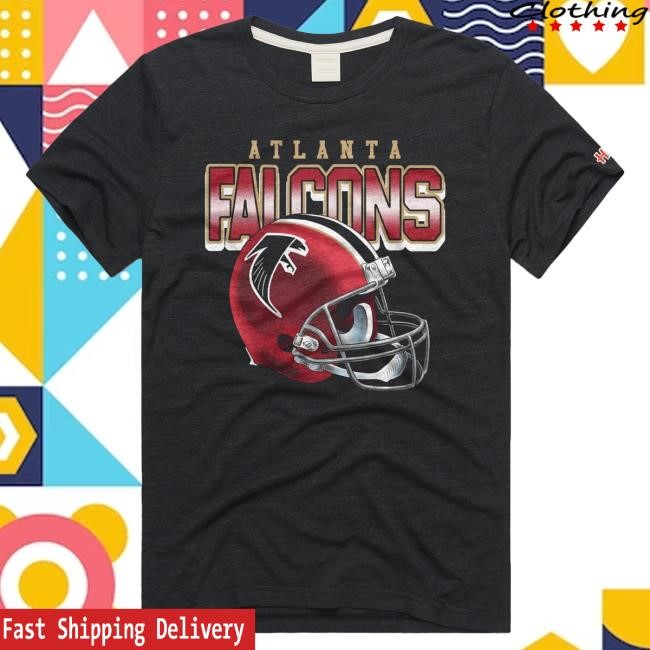 Atlanta Falcons Gradient Helmet Tee Shirt Homage | Atlanta Falcons Official | NFL Football