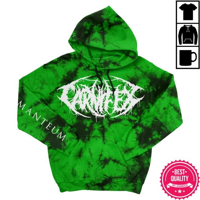 Official Indie Merch Store Shop Carnifex "Slime Green Slam Logo" Hooded Sweatshirt IndieMerchStore