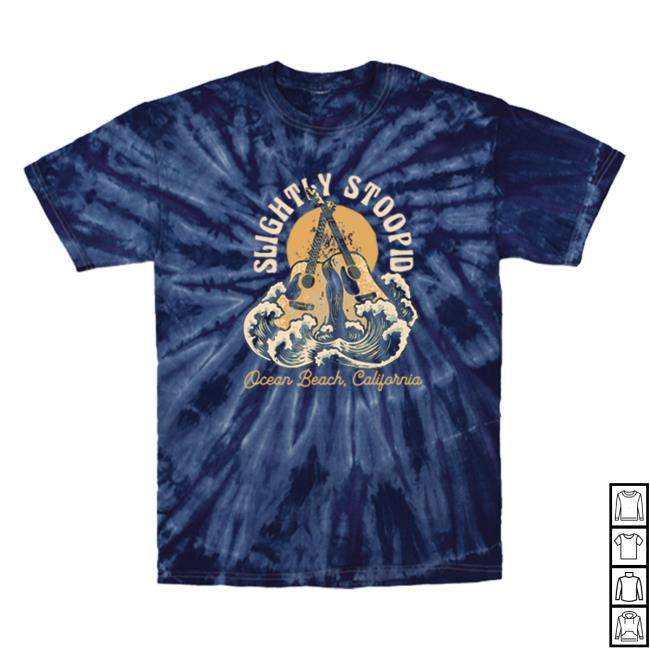 Official Slightly Stoopid Merch Store Shop Slightly Stoopid Acoustic Beach Tie Dye T-Shirts SlightlyStoopid