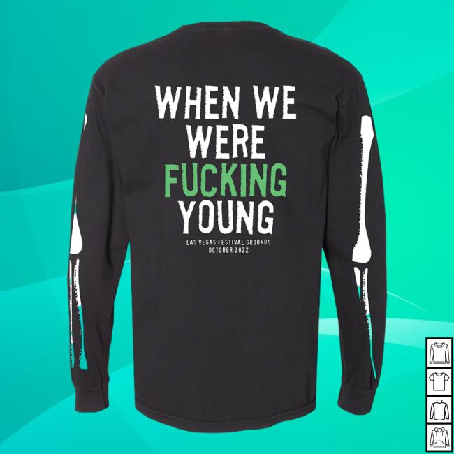 Official When We Were Young Festival 2023 Merch Skeleton Longsleeve WhenWeWereYoung