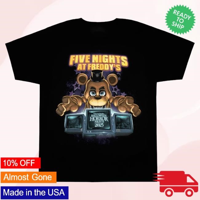 Official Halloween Horror Nights 2025 Five Nights at Freddy's Adult Shirts