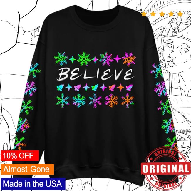 Official Merch Bar Cher Believe Snowflake Sweater MerchBar