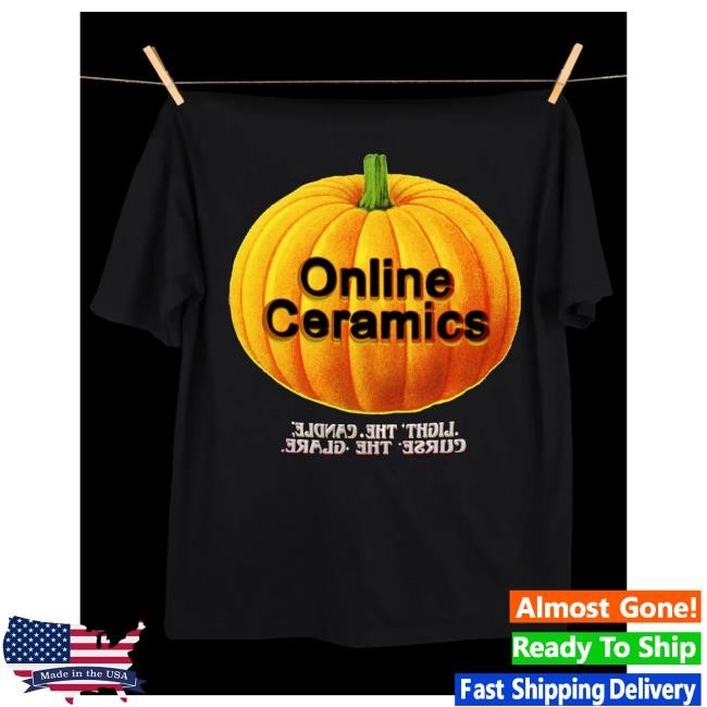 Official Online Ceramics Light the Candle Black Tees