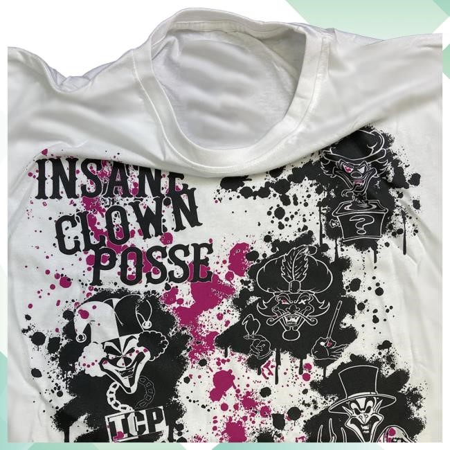 Official Icp Merch Clothing Store Insane Clown Posse "Splatter Jokers" Tshirt