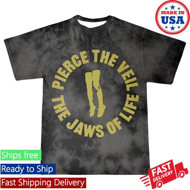 Official Pierce The Veil Merch Store Jaws Of Life Tie Dye Shirt New Pierce The Veil Clothing Shop Ptv Merch