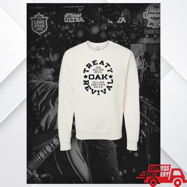 Official Treaty Oak Revival Merch Rose Hello Sweaters