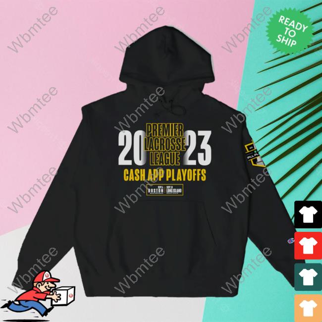 Official Premier Lacrosse League Shop Champion Cash App 2023 Playoff Hoodies