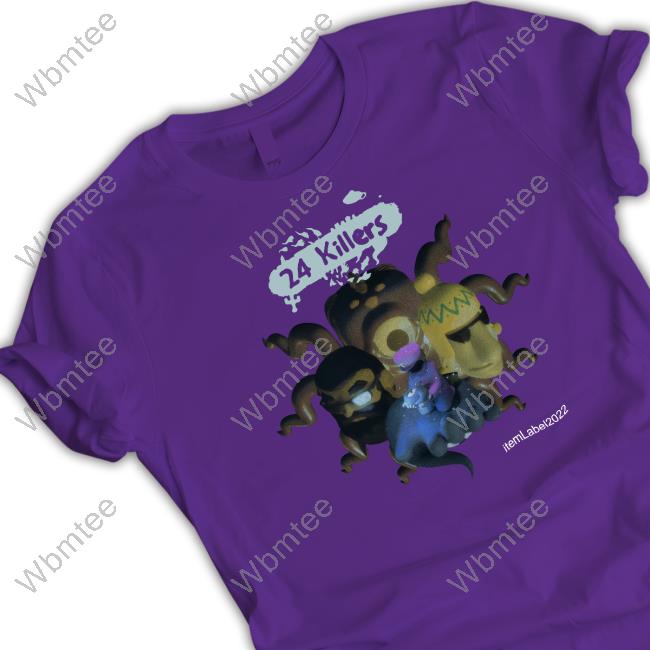 Official 24 Killers Item Label 2022 Shirt