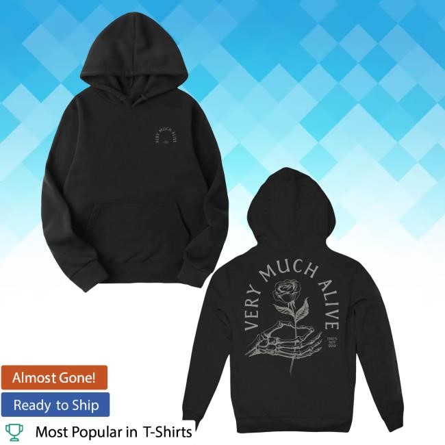Official Emo's Not Dead Apparel Clothing Very Much Alive Pullover Sweatshirt Emos Not Dead Merch