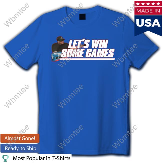Shop Jomboy Media Official Let's Win Some Games Shirt