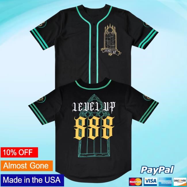 Official Level Up Merch Store Level Up - Solar Summer Baseball Jersey Popover Shirt Levelupdub