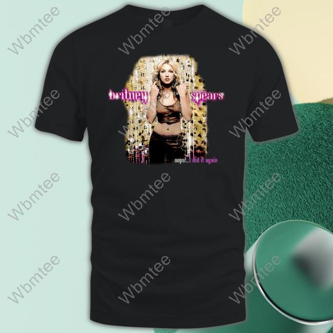 Britney Spears Oops I Did It Again Tour TShirts Latin Shade