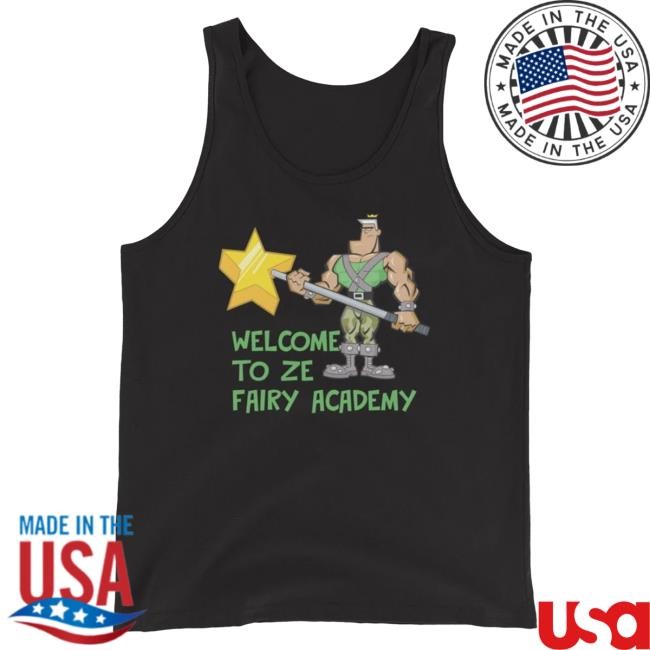Official Paramount Merch Store The Fairly Oddparents Welcome To Ze Fairy Academy Unisex Tank Top Shirt Paramount Clothing Shop