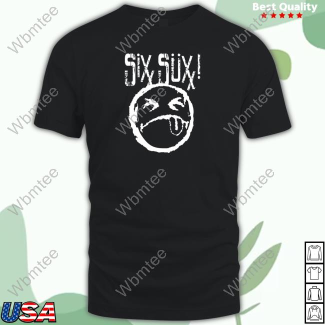 Official Carmine Appice Merch Six Sucks Carmine Appice T Shirt