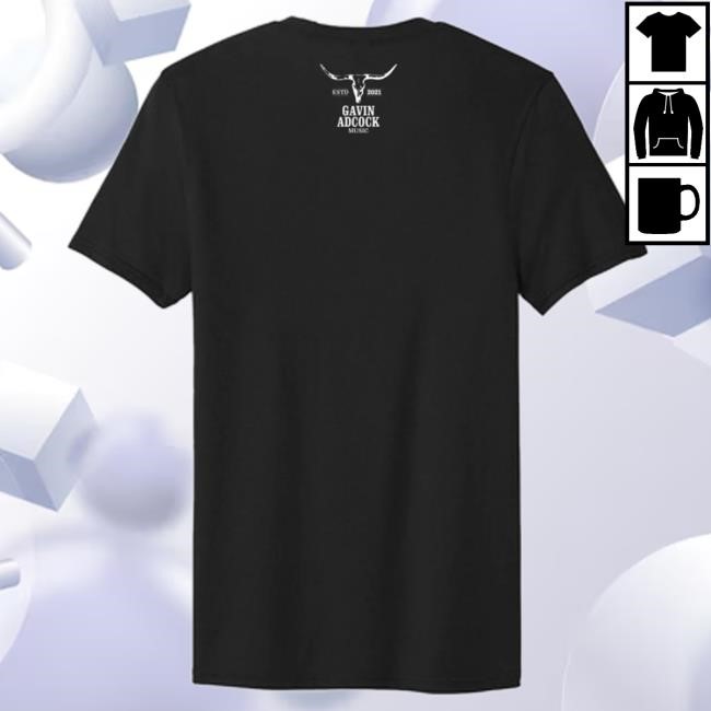 Official Gavin Adcock A Cigarette Black Photo Top Shirt
