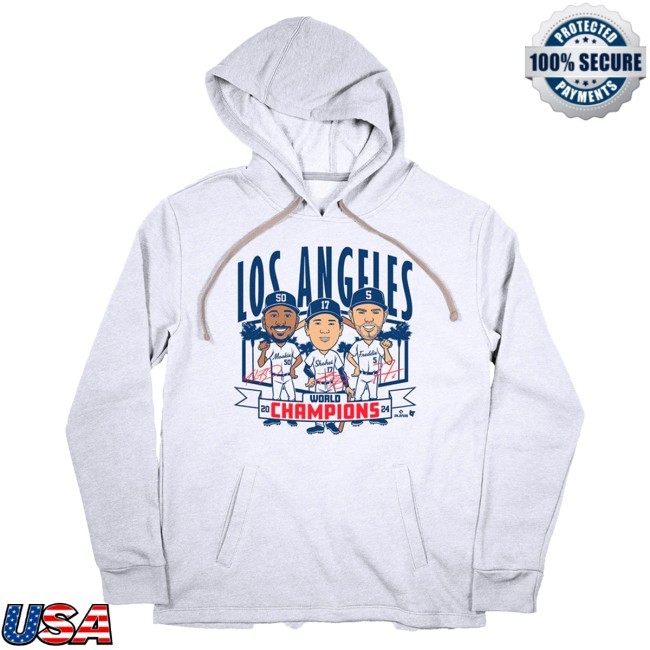 Breakingt Los Angeles Baseball: World Champions Caricatures Shirt
