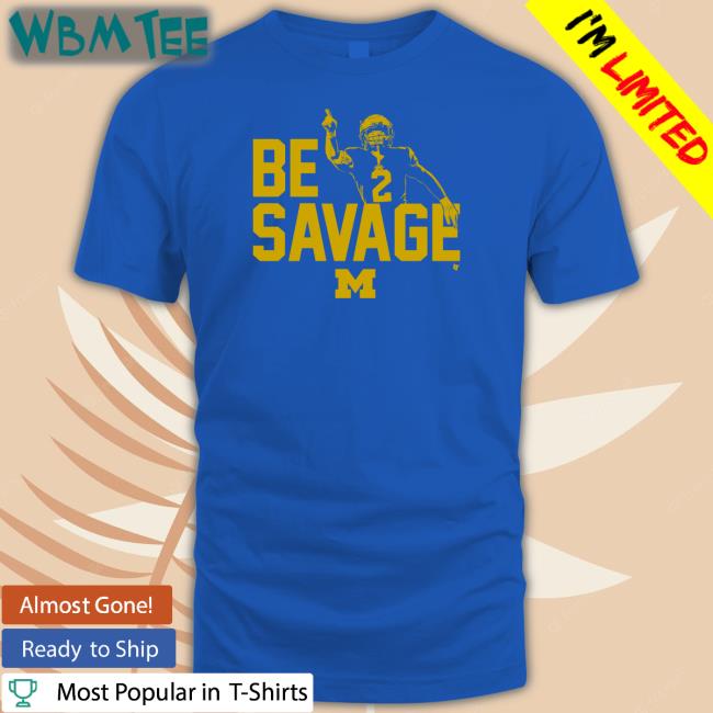 Michigan Football Blake Corum Be Savage Hoodie