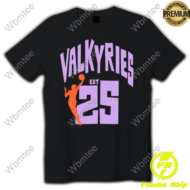 Playa Society Eclipse Black Golden State Valkyries New Tee