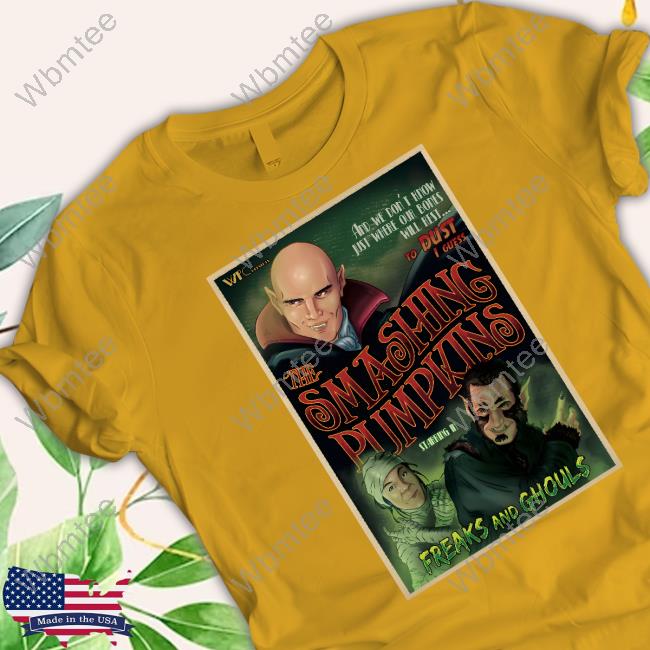 Official Smashing Pumpkins Store Freaks And Ghouls Tee Shirt