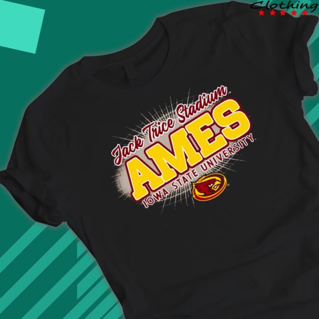 Official Jack trice stadium ames Iowa state cyclones university Tee