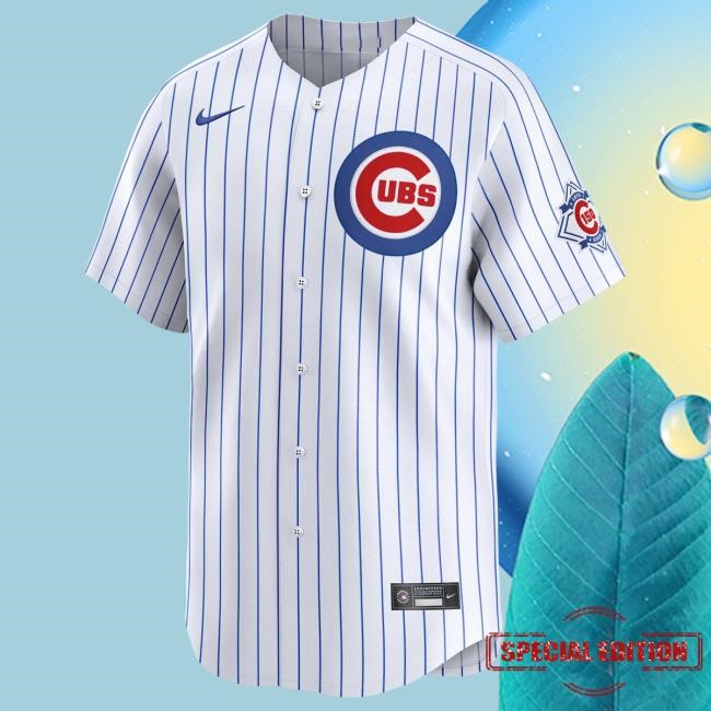 Bleacher Style Ian Happ 150th Home Limited Jersey Chicago Cubs