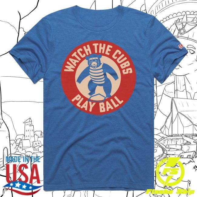Stadium Gear Chicago Cubs Watch The Cubs Tee by Homage