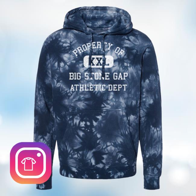 Official Hometown Apparel Clothing Merch Big Stone Gap Virginia Athletic Dept Tie-Dye Sweater Navy Tie Dye