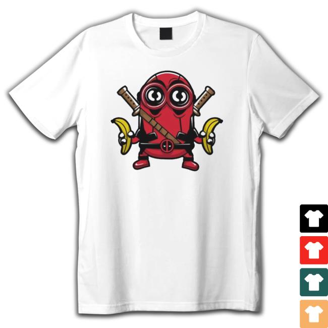 Official Minipool And Bananas Deadpool Tee Shirt