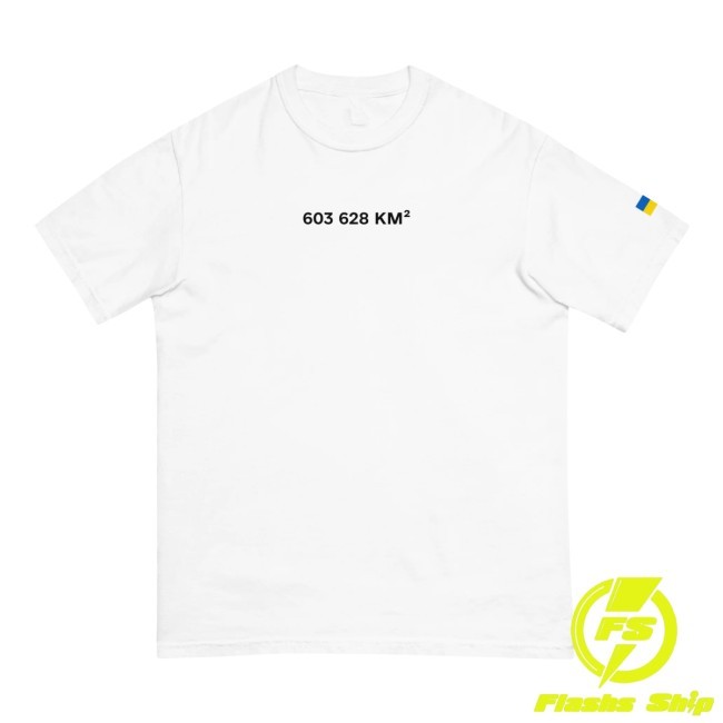 Official 603,628 Km² Shirt - Kyiv Independent Store