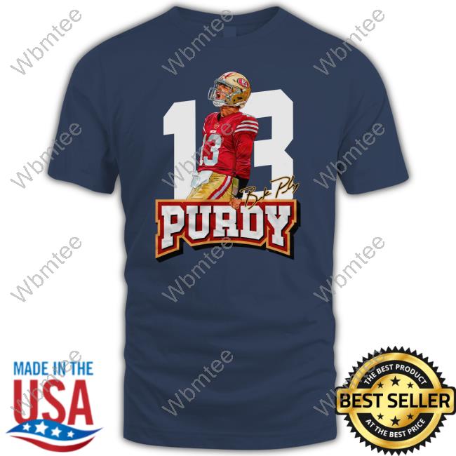 Official13 Brock Purdy Long Sleeve Tee Shirt Official13 Brock Purdy Shirt