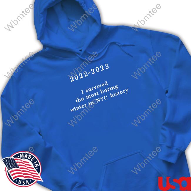 2022-2023 I Survived The Most Boring Winter In Nyc History Shirt