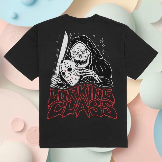 Official Lurking Class Clothing Merch Shop Crystal Lake Tee - Black LurkingClass