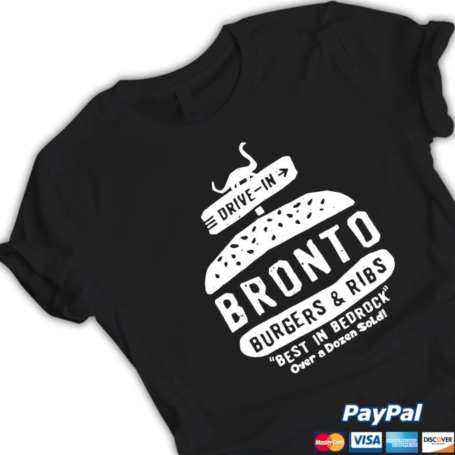 Official Bronto Burgers and Ribs best in bedrock Shirts