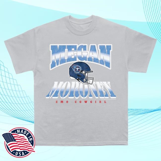 Official Megan Moroney Merch Store Shop Exclusive Megan Moroney X Tennessee Titans Helmet Popover Shirt