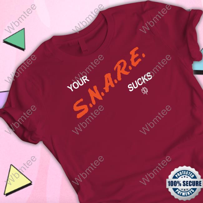 Official Kill The Noise Your S.N.A.R.E. Sucks Black T Shirt