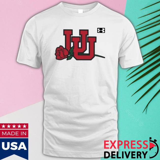 Official Utah Football Under Armour Utah Rose Tee Shirt