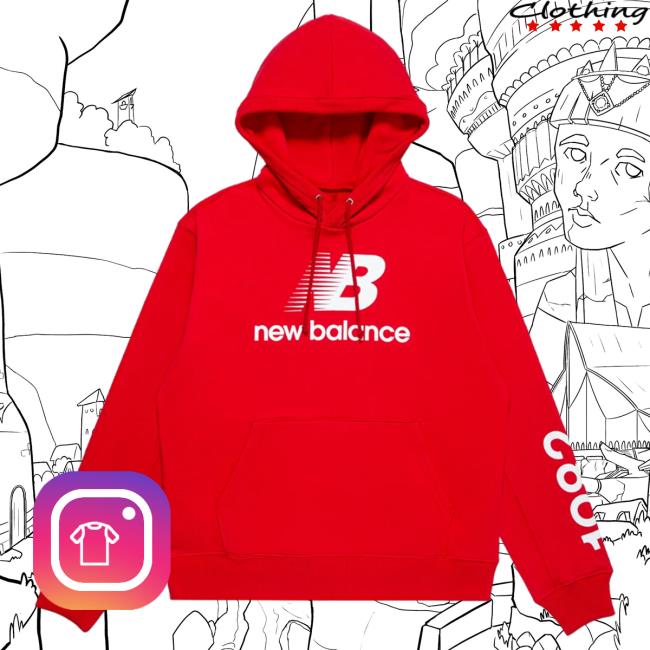 Official Juice Clothing Store New Balance Made Heritage Graphic Crew neck Sweatshirt Red Juicestore 3D All Over Print