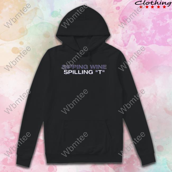 Sipping Wine Spilling T Shirt Shaun T