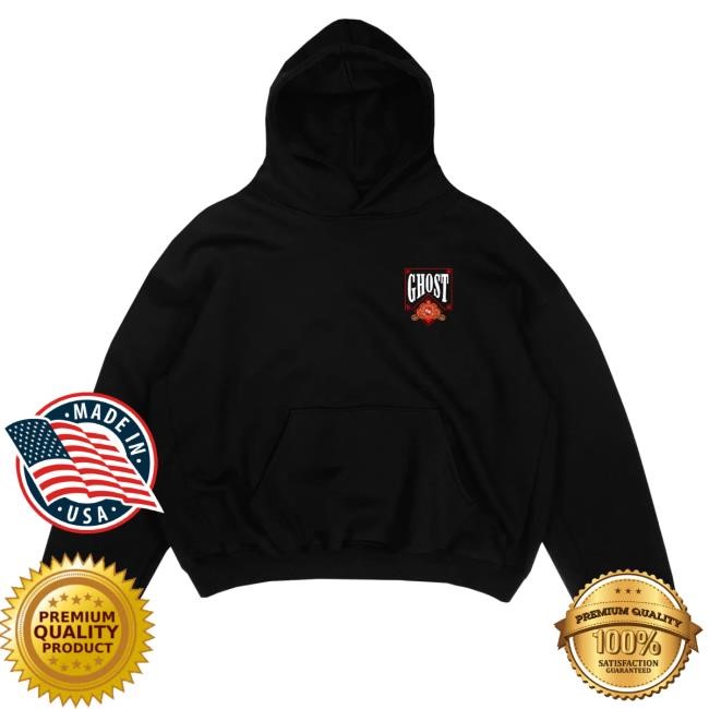 Official Ghost Racing Red Playing Card Crew neck Sweatshirt - Black