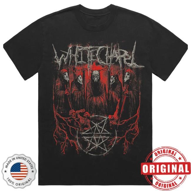 Whitechapel Shadowed Sin Faded Black Shirt