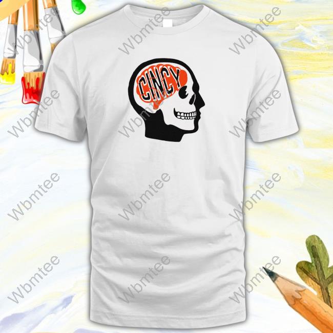Cincinnati Bengals Cincy Football On The Brain T Shirt