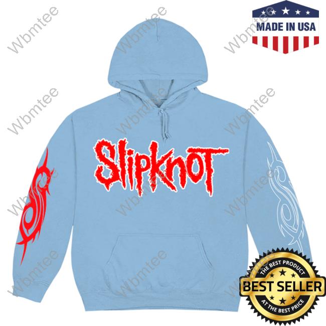 Official Slipknot Apparel Clothing Shop Store Slipknot Logo '22 Tour Blue Hoody Slipknotmerch Merch