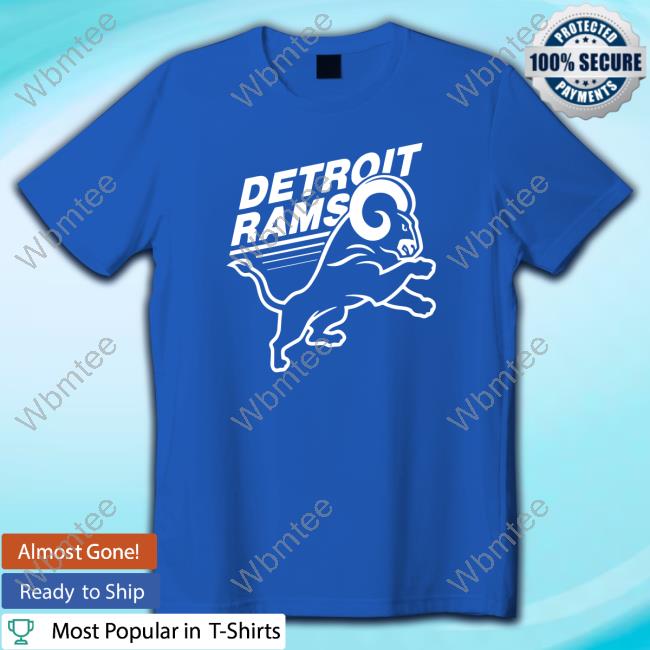 Official Lions Detroit Rams Tee